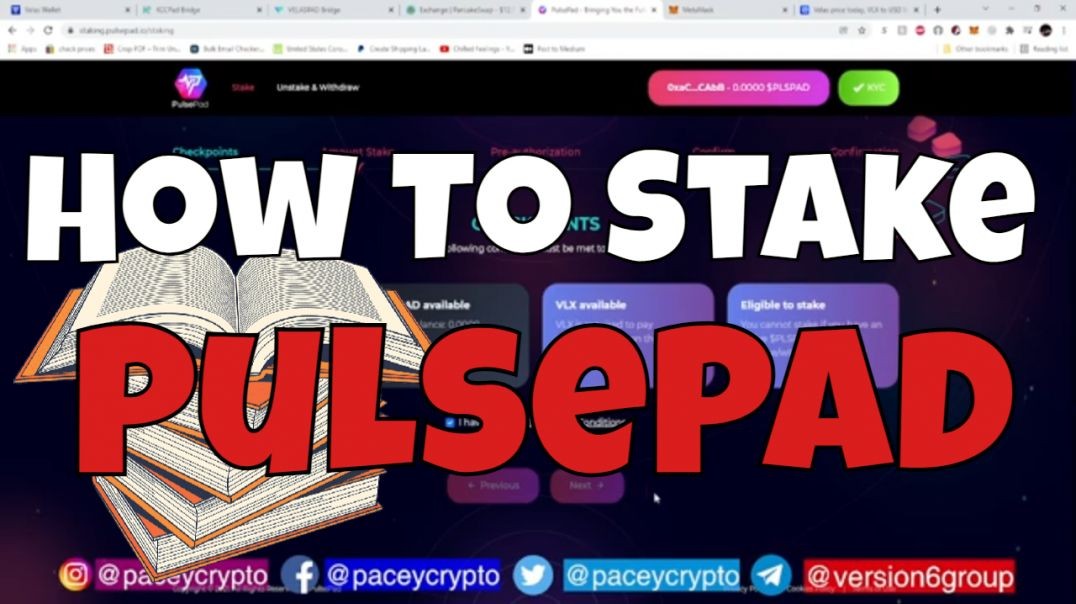 ⁣⁣How to Stake PulsePad Tokens | Staking Tutorial #pulsepad #velas #velaspad #crypro #defi