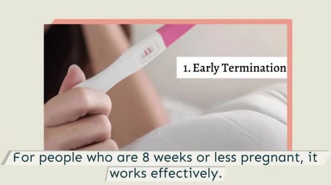 ⁣Effective Way to End Early Pregnancy