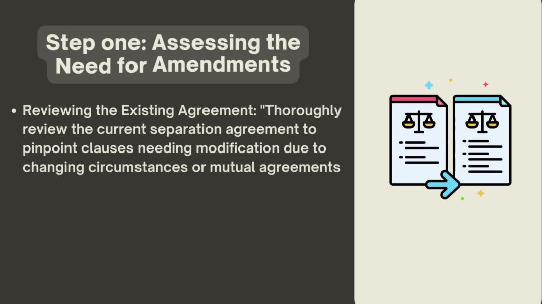 Amending a Separation Agreement in Ontario