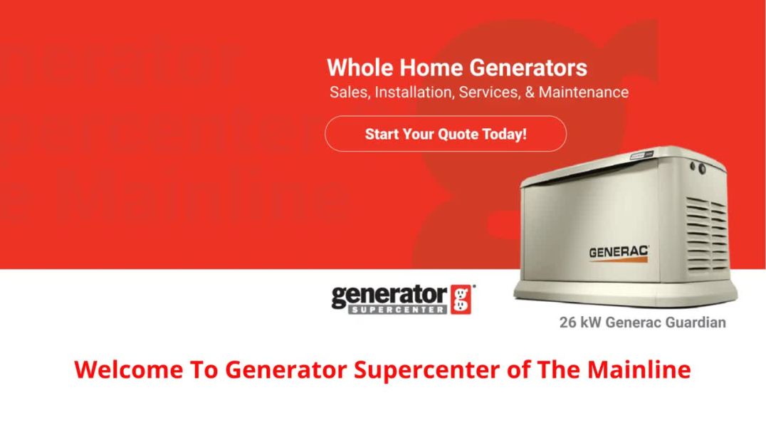 ⁣Generator Supercenter of The Mainline : Home Generator Service in King of Prussia