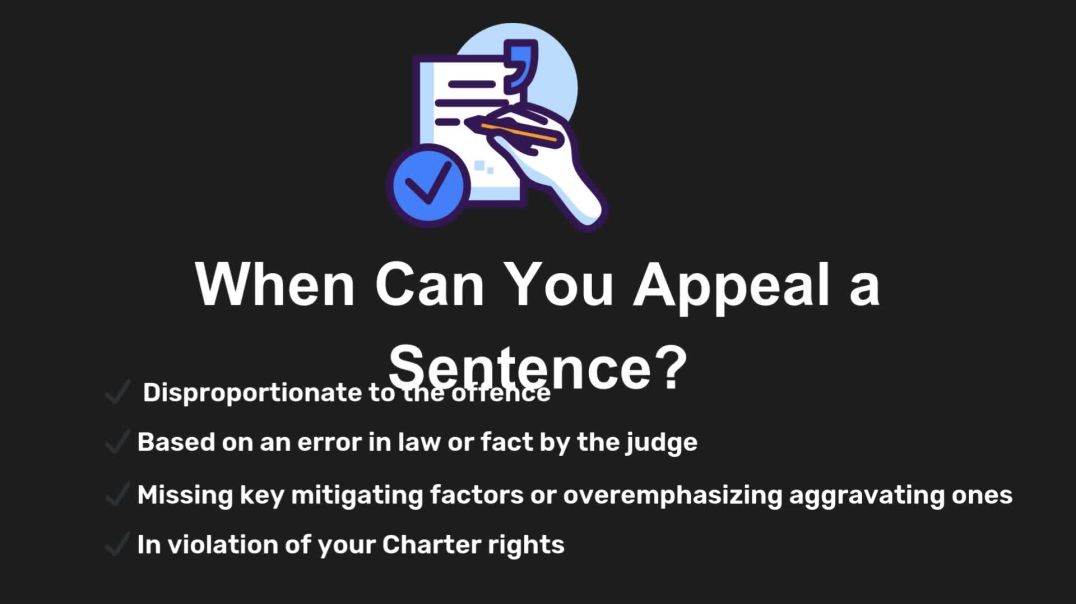 ⁣When and How to Appeal a Sentence in Calgary