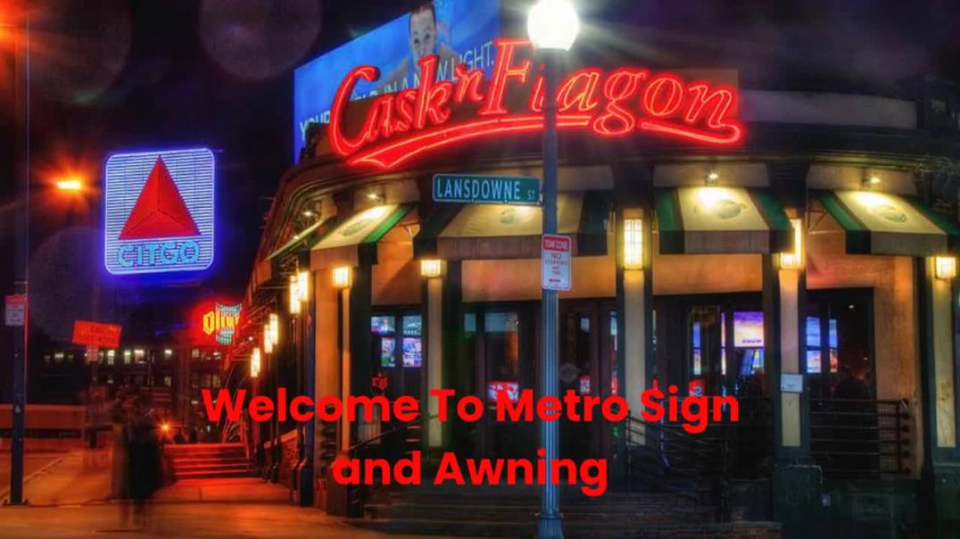 ⁣Metro Sign and Awning : Commercial Building Signs in Tewksbury, MA