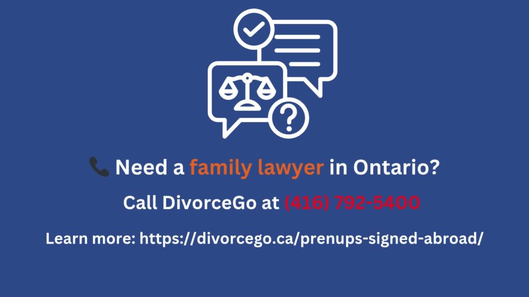 Prenups Signed Abroad