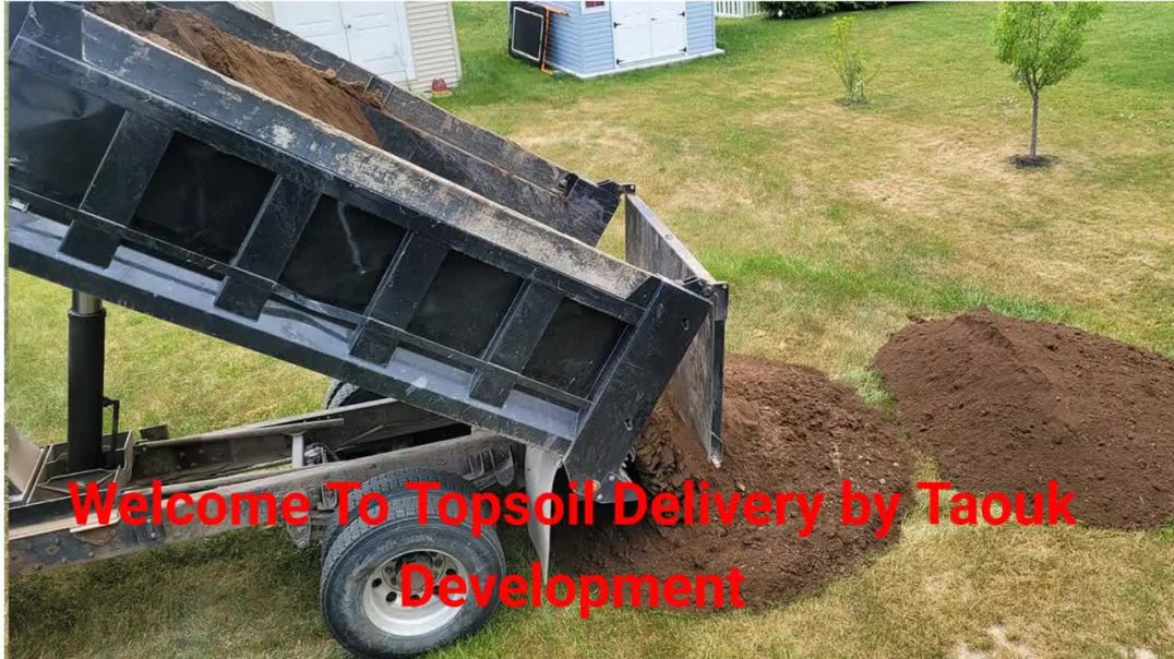 ⁣Topsoil Delivery by Taouk Development - Unscreened Topsoil in Rochester, NY