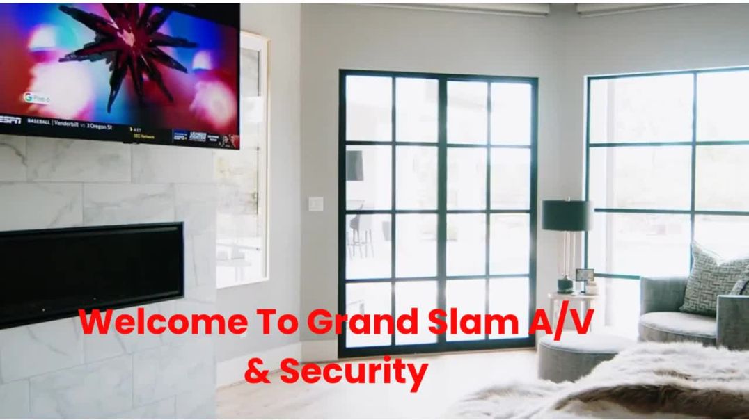 ⁣Grand Slam A/V & Security : Motorized Shades in Houston, TX