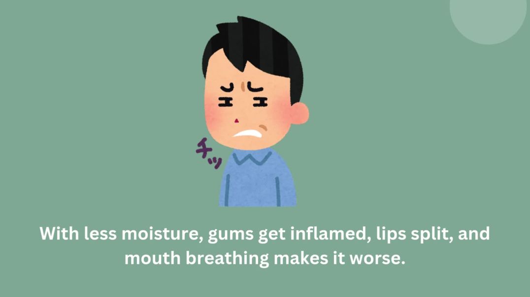 ⁣Why Lip Cracks &amp;amp; Gum Bleeding Increase in Winter