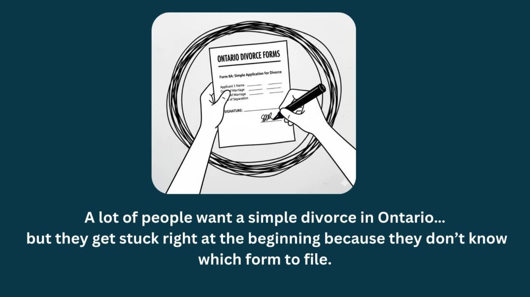 ⁣Form 8A in Ontario (Application for Divorce Only)