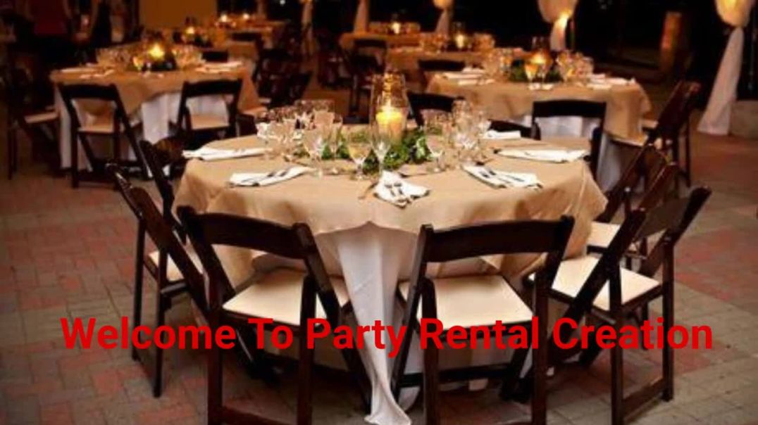 ⁣Party Rental Creation - Chairs and Table Rentals Tent Rentals in Canoga Park, CA