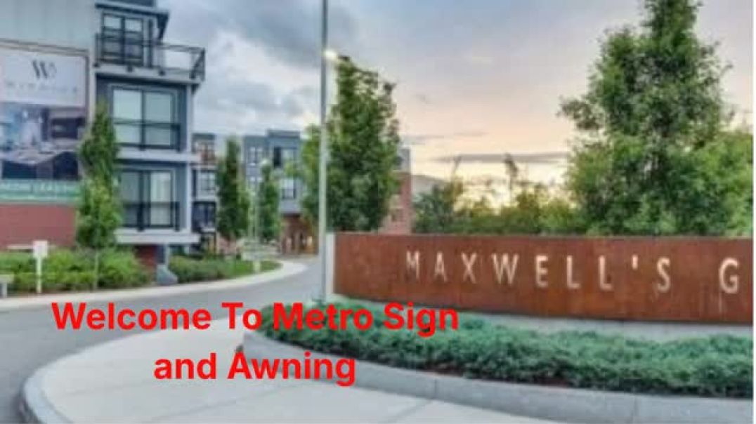 ⁣Metro Sign and Awning : Restaurant Sign in Tewksbury, MA