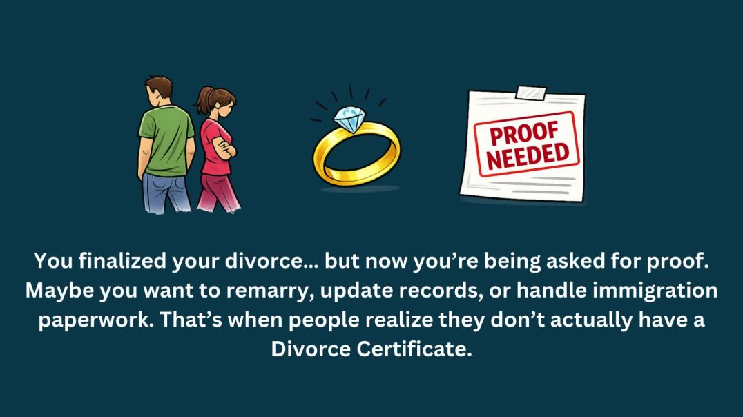 ⁣Divorce Certificate in Ontario