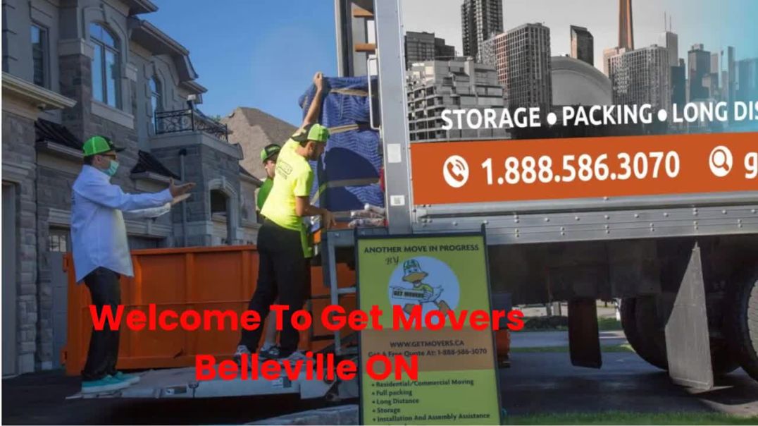 ⁣Get Movers in Belleville, ON | K8N 2V5