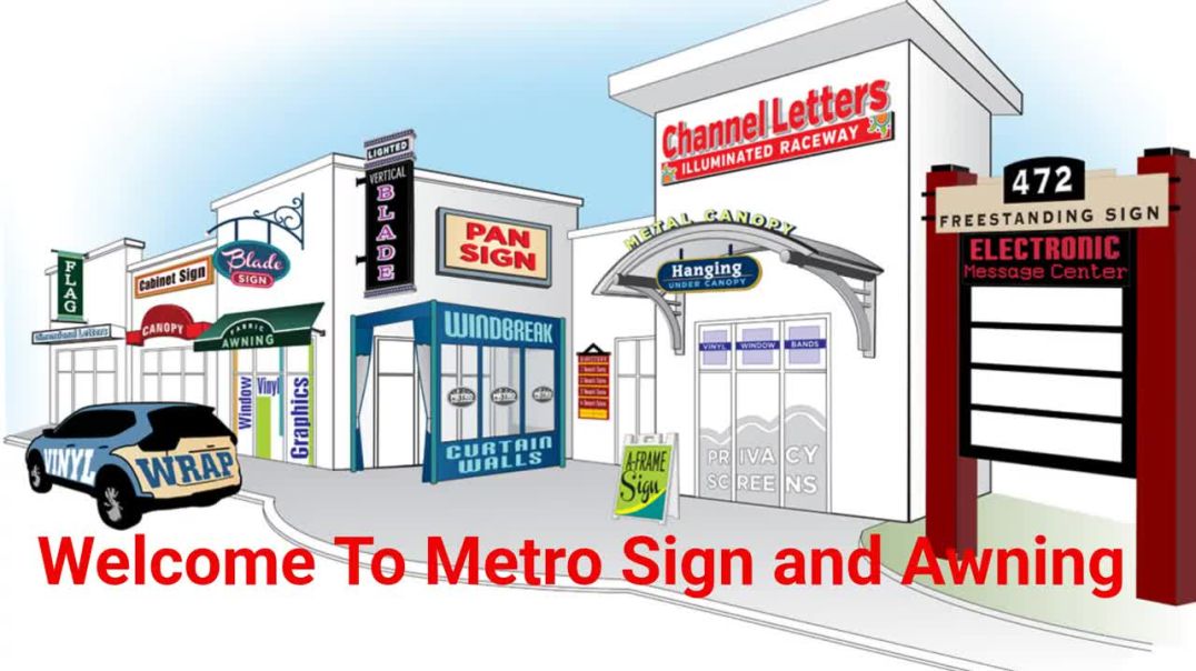 ⁣Metro Sign and Awning - #1 Business Signage in Tewksbury, MA