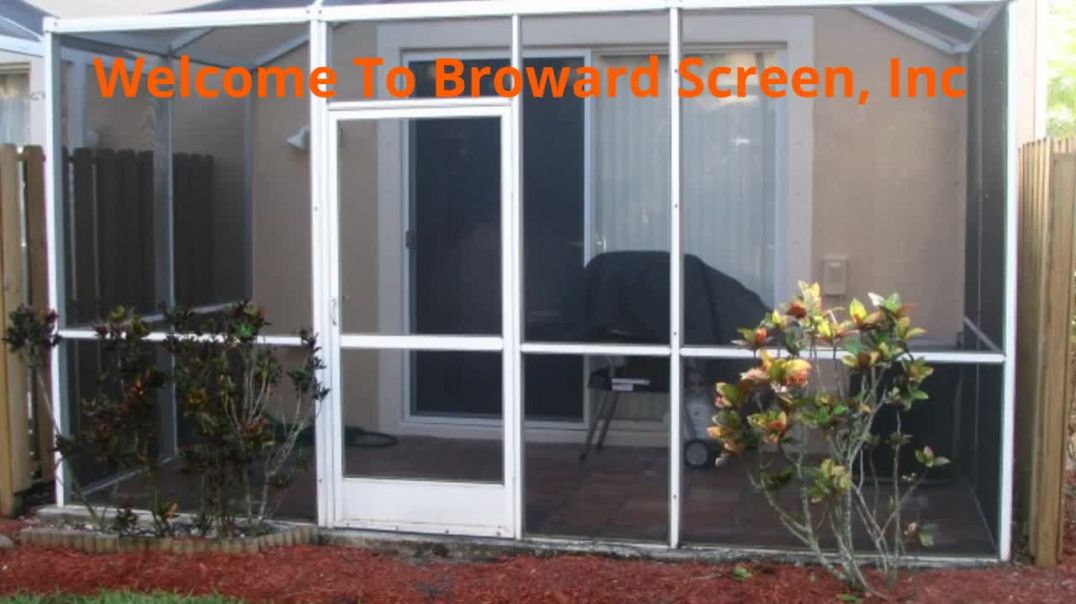 ⁣Broward Screen, Inc - Expert Screen Enclosure Repair in Plantation, FL