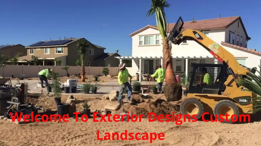 ⁣Exterior Designs Custom Landscape - Best Landscaping in Apple Valley, CA