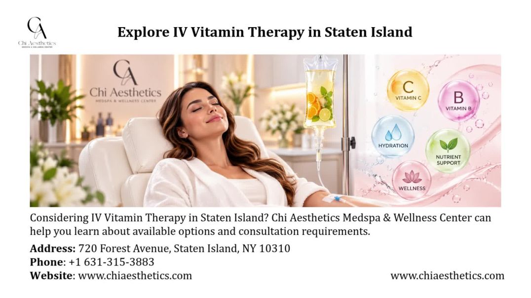 ⁣IV Vitamin Therapy in Staten Island A Personalized Approach to Hydration and Wellness