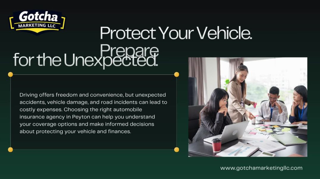 ⁣Automobile Insurance Agency in Peyton Drive with Confidence
